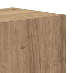 TV jednotky Nástěnný 4 pcs Artisanový dub Kompozitní dřevo - obrázek 11