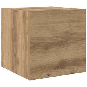 TV jednotky Nástěnný 4 pcs Artisanový dub Kompozitní dřevo - obrázek 9