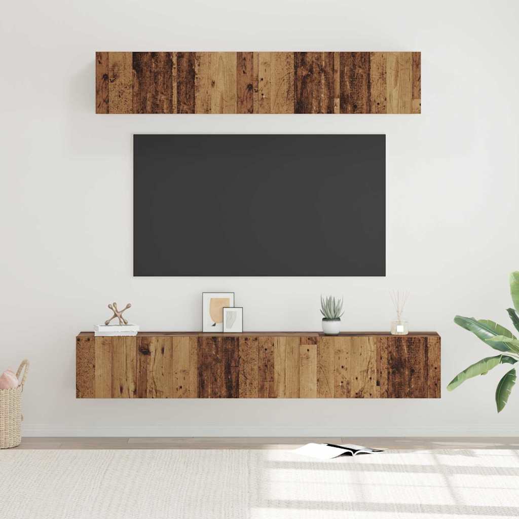 TV kapi komplekt 5 pcs Vana puit Standardne Keskmine Tehispuit