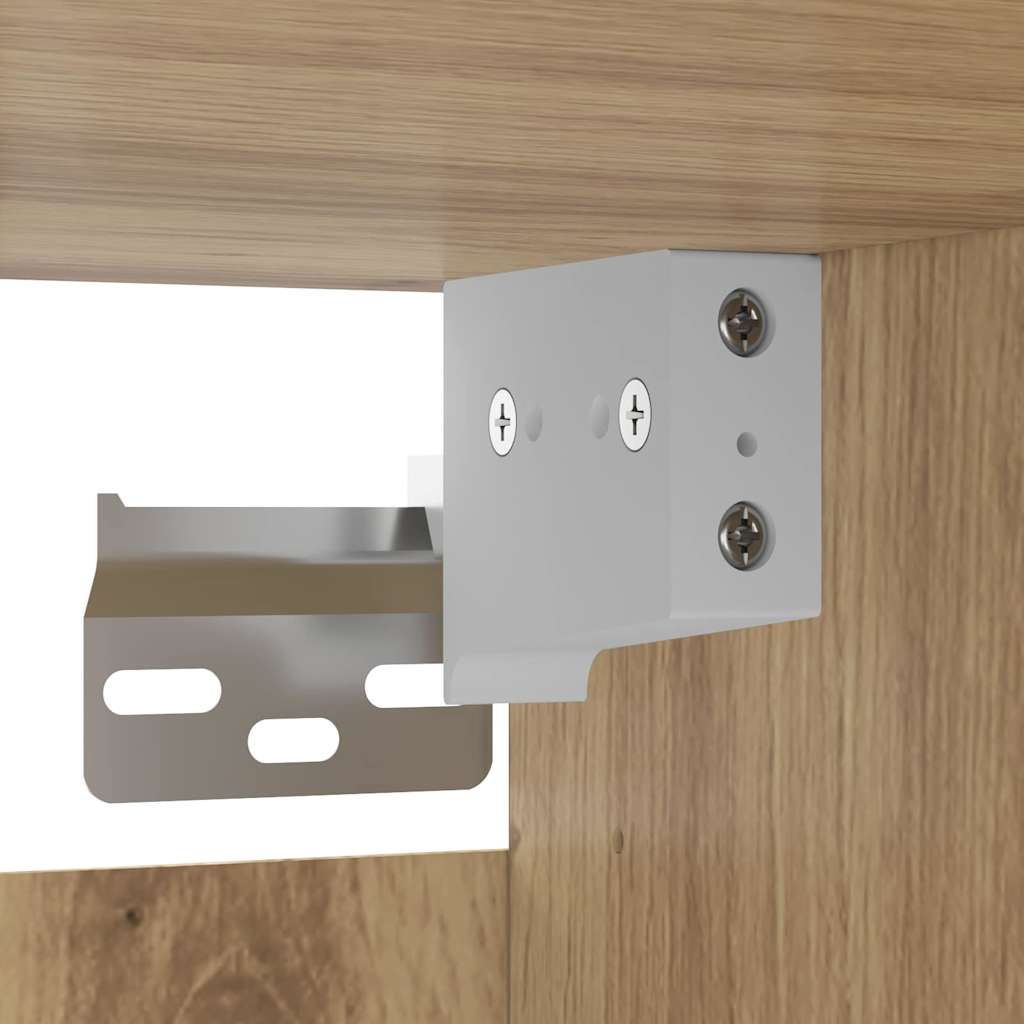 Telerikapp 6 pcs Pruun 200 x 30 x 30 cm Tehispuit - Image 10