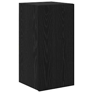 Nástěnná skříň na TV Nástěnný 3 pcs Černý dub kompozitní dřevo - obrázek 5