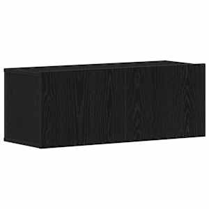 Nástěnná skříň na TV Nástěnný 3 pcs Černý dub kompozitní dřevo - obrázek 7