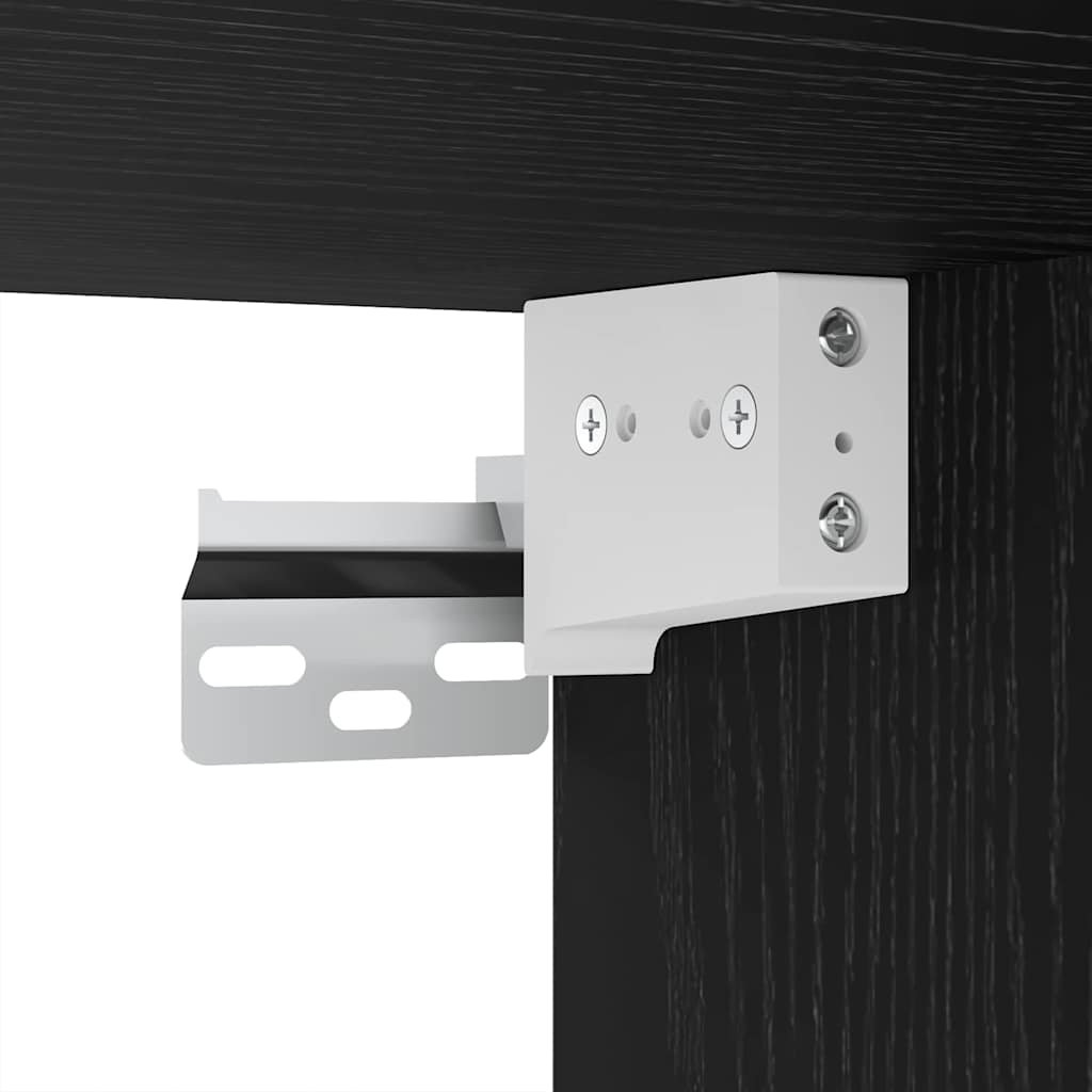 Komplet TV omaric 5 pcs Črna Orehovina Konstruiran les - slika 13