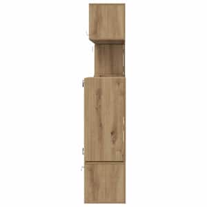 TV jednotky 4 pcs Artisanový dub Kompozitní dřevo - obrázek 9