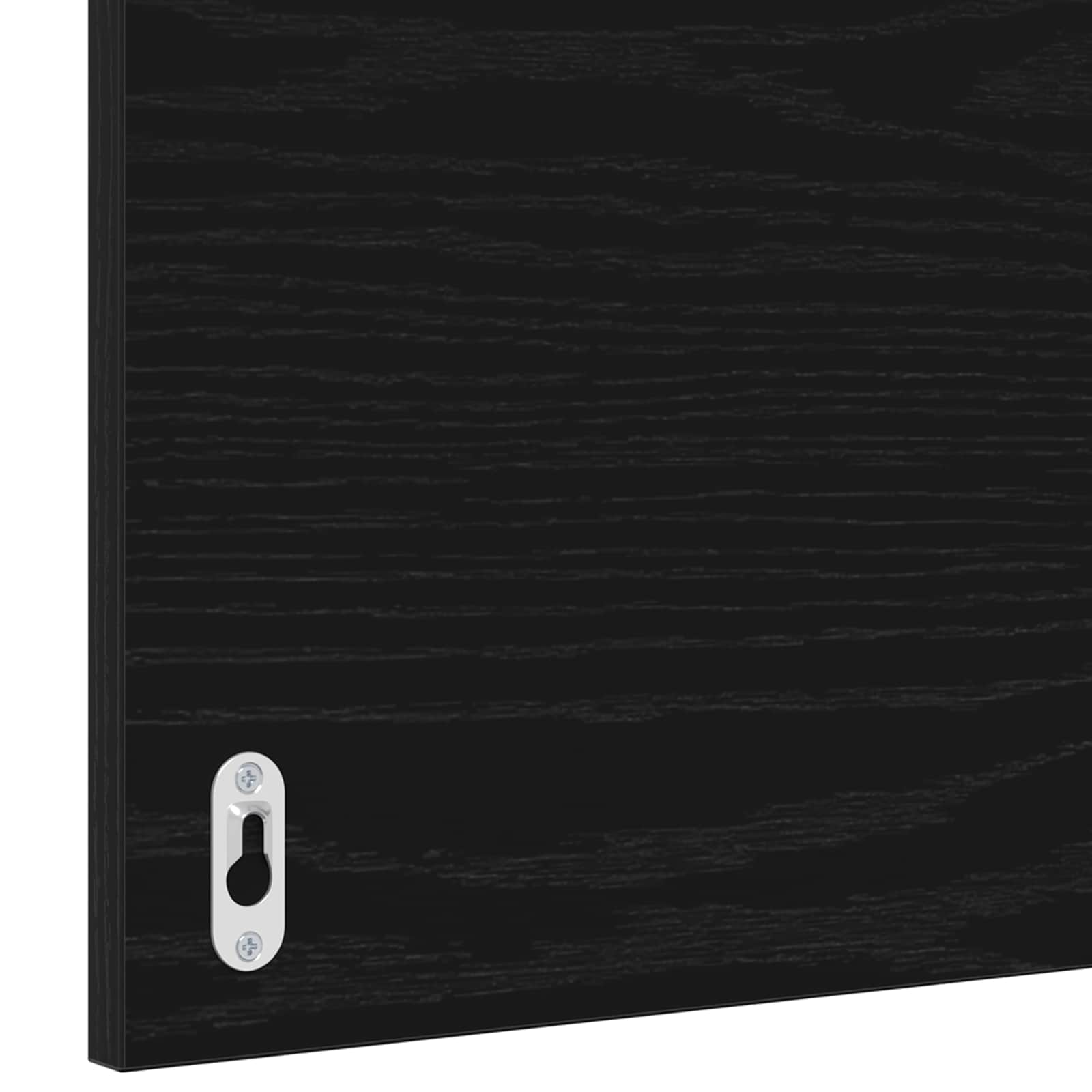 Vannitoa mööbleset sahtliga 2 pcs Must tamm ja valge Tehispuit - Image 10