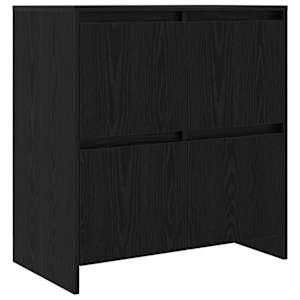 Konzole 2 pcs Černý dub 70 x 41 x 75 cm Kompozitní dřevo - obrázek 5