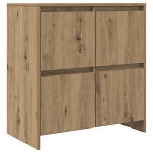 Konzole 2 pcs dub artisan 70 x 41 x 75 cm Kompozitní dřevo - obrázek 5