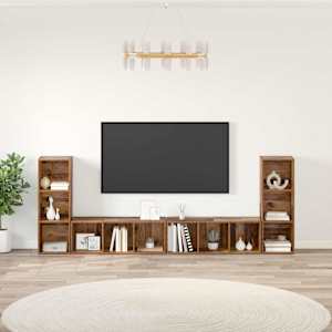 Komplet TV omaric 4 pcs Star les 37 x 35 x 107 cm