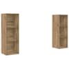 vidaXL Telerikapi komplekt 2 tk 107 x 35 x 37 cm K&auml;sit&ouml;&ouml;puu