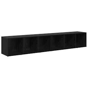 Sestava TV skříněk Nástěnný 2 pcs Černý dub 37 x 35 x 107cm - obrázek 2