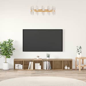 Sestava TV skříněk 2 pcs Artisanový dub 37 x 35 x 107cm - obrázek 1