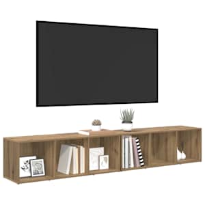 Sestava TV skříněk 2 pcs Artisanový dub 37 x 35 x 107cm - obrázek 3