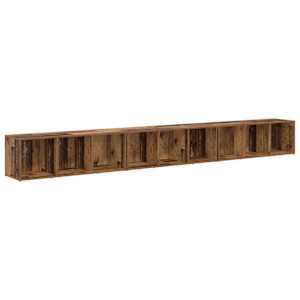 Sestava TV skříněk Nástěnný 3 pcs Staré dřevo 37 x 35 x 107 cm - obrázek 2