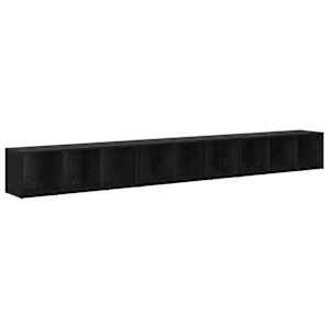 Sestava TV skříněk Nástěnný 3 pcs Černý dub 37 x 35 x 107 cm - obrázek 2