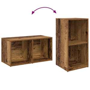 Sestava TV skříněk Nástěnný 2 pcs Staré dřevo 72 x 35 x 36,5 cm - obrázek 8