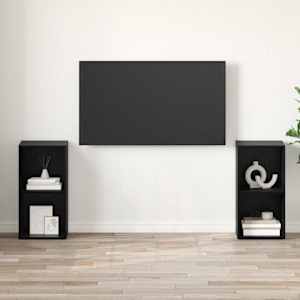 Sestava TV skříněk Nástěnný 2 pcs Černý dub 72 x 35 x 36,5 cm - obrázek 4