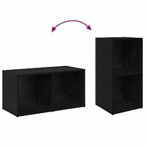 Sestava TV skříněk Nástěnný 2 pcs Černý dub 72 x 35 x 36,5 cm - obrázek 8