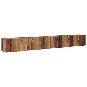 Sestava TV skříněk Nástěnný 4 pcs Staré dřevo 60 x 30 x 30 cm - obrázek 2