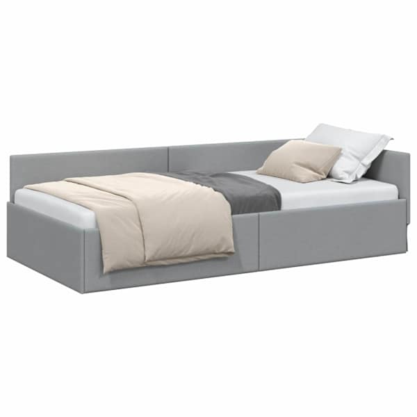vidaXL Nurgavoodi raam peaga Helehall 80 cm x 200 cm kangas