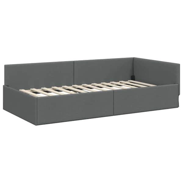 vidaXL Nurgavoodi raam Tumehall 100 x 203 cm kangas
