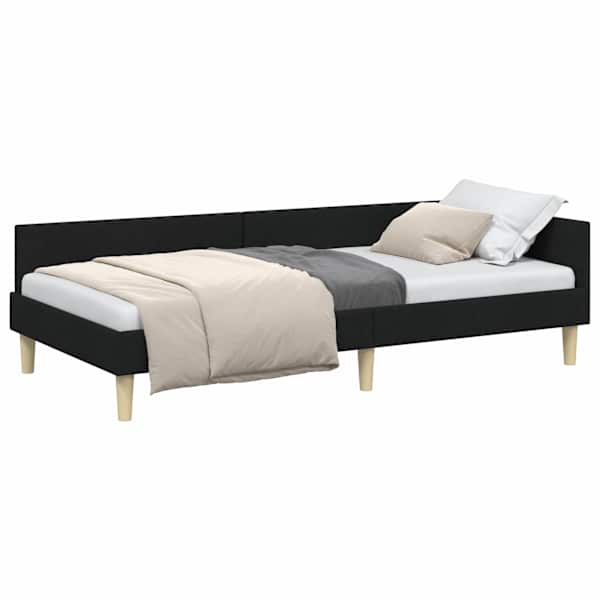 vidaXL Nurgavoodi raam Must 80 x 200 cm kangas