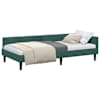 vidaXL Nurgavoodi raam peaga Tume rohelise 80 cm x 200 cm Samet