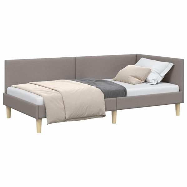 vidaXL Nurgavoodi raam Pruunikashall 80 cm x 200 cm Kangas ja vineer