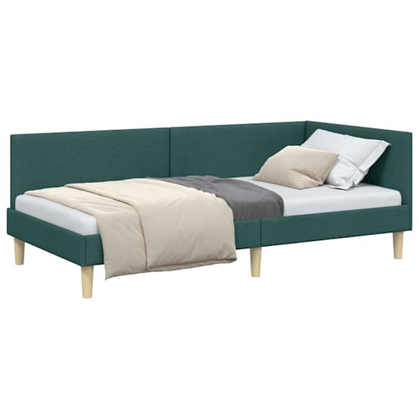 vidaXL Nurgavoodi raam Tume rohelise 100 cm x 200 cm Kangas ja vineer