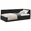 vidaXL Nurgavoodi raam Must 90 x 200 cm Samet