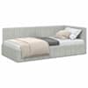 vidaXL Nurgavoodi raam peaga Helehall 100 cm x 200 cm Samet
