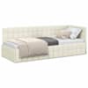 vidaXL Nurgavoodi raam cream 80 x 200 cm Samet
