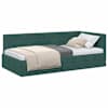 vidaXL Nurgavoodi raam Tume rohelise 90 x 190 cm Samet