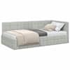 vidaXL Nurgavoodi raam peaga Helehall 100 cm x 200 cm Samet