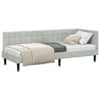 vidaXL Nurgavoodi raam Helehall 80 x 200 cm Samet