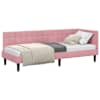 vidaXL Nurgavoodi raam Roosa 80 x 200 cm Samet