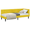vidaXL Nurgavoodi raam Kollane 80 x 200 cm Samet