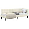vidaXL Nurgavoodi raam cream 80 x 200 cm Samet