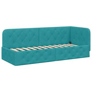 vidaXL Nurgavoodi raam T&uuml;rkiis 80 x 200 cm Samet
