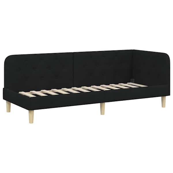 vidaXL Nurgavoodi raam Must 80 x 200 cm kangas