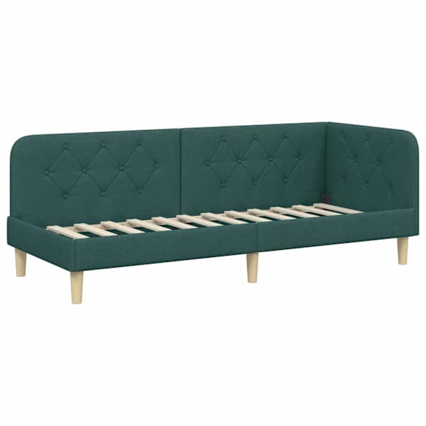 vidaXL Nurgavoodi raam Tume rohelise 80 x 200 cm kangas