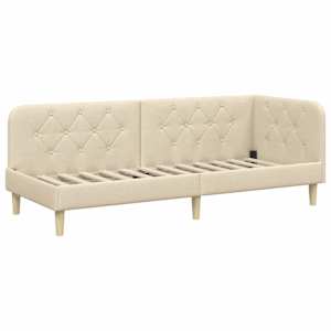 vidaXL Nurgavoodi raam cream 80 x 200 cm kangas