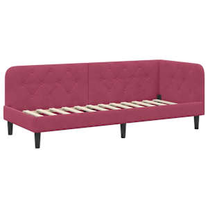 vidaXL Nurgavoodi raam Veinpunane 80 x 200 cm Samet