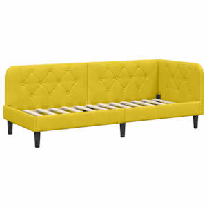vidaXL Nurgavoodi raam Kollane 80 x 200 cm Samet