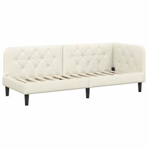 vidaXL Nurgavoodi raam cream 80 x 200 cm Samet
