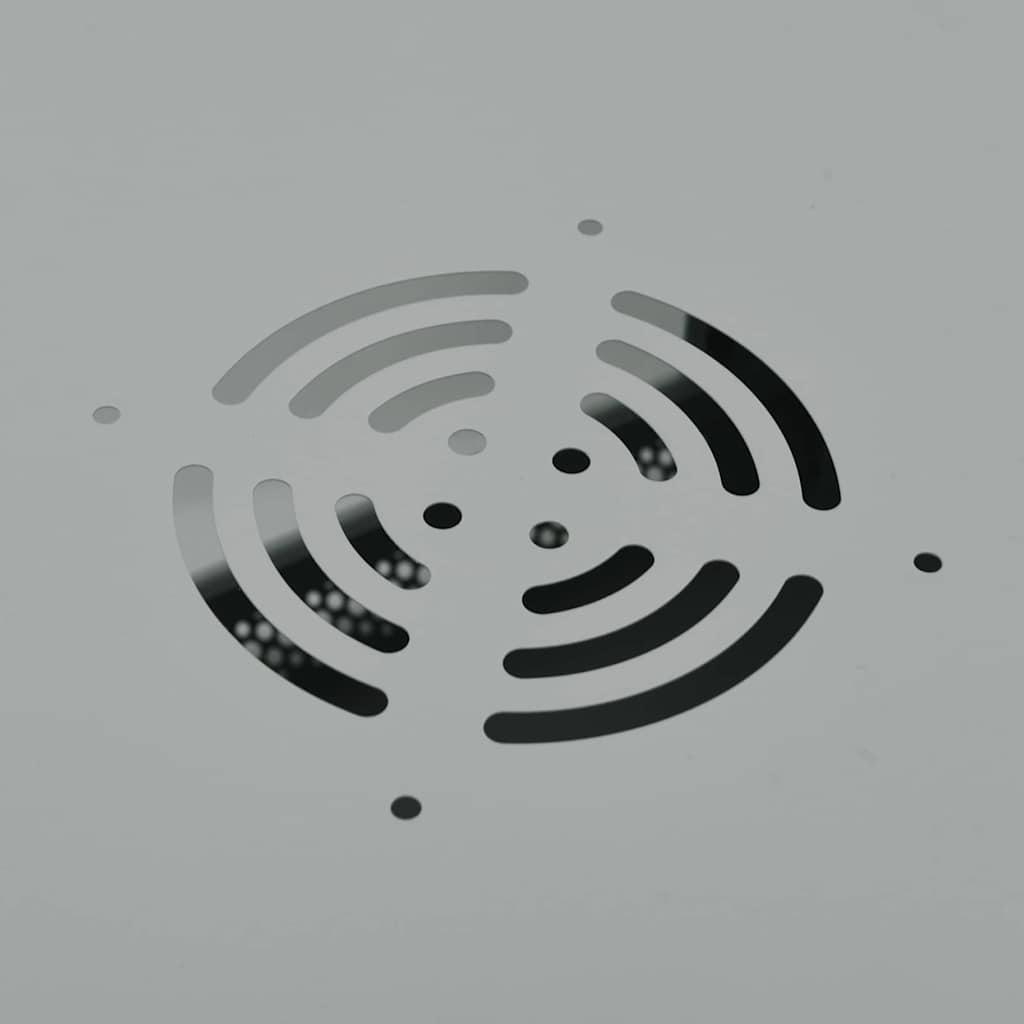 Hálózati szekrény tárolóval Szürke 60 x 45 x 28 cm Acél 