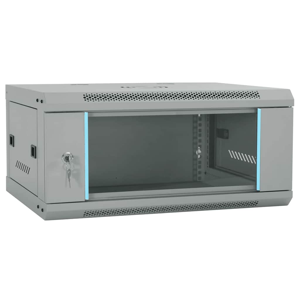 vidaXL Dulap de rețea cu depozitare Gri 60 x 35 x 28 cm Oțel