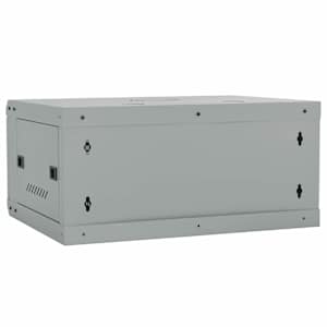 Síťový kabinet s úložištěm Šedá 60 x 35 x 28 cm Ocel - obrázek 5