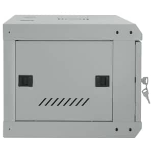 Síťový kabinet s úložištěm Šedá 60 x 35 x 28 cm Ocel - obrázek 4