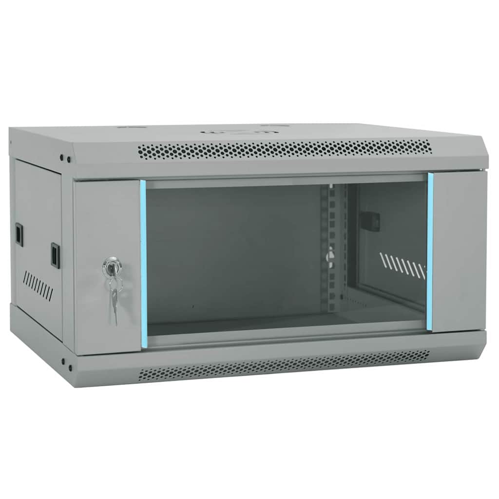 vidaXL Dulap de rețea cu depozitare Gri 60 x 45 x 35 cm Oțel