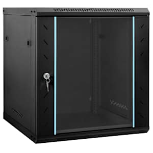 vidaXL V&otilde;rgu kapp ladustamisega Must 60 x 45 x 65 cm Teras